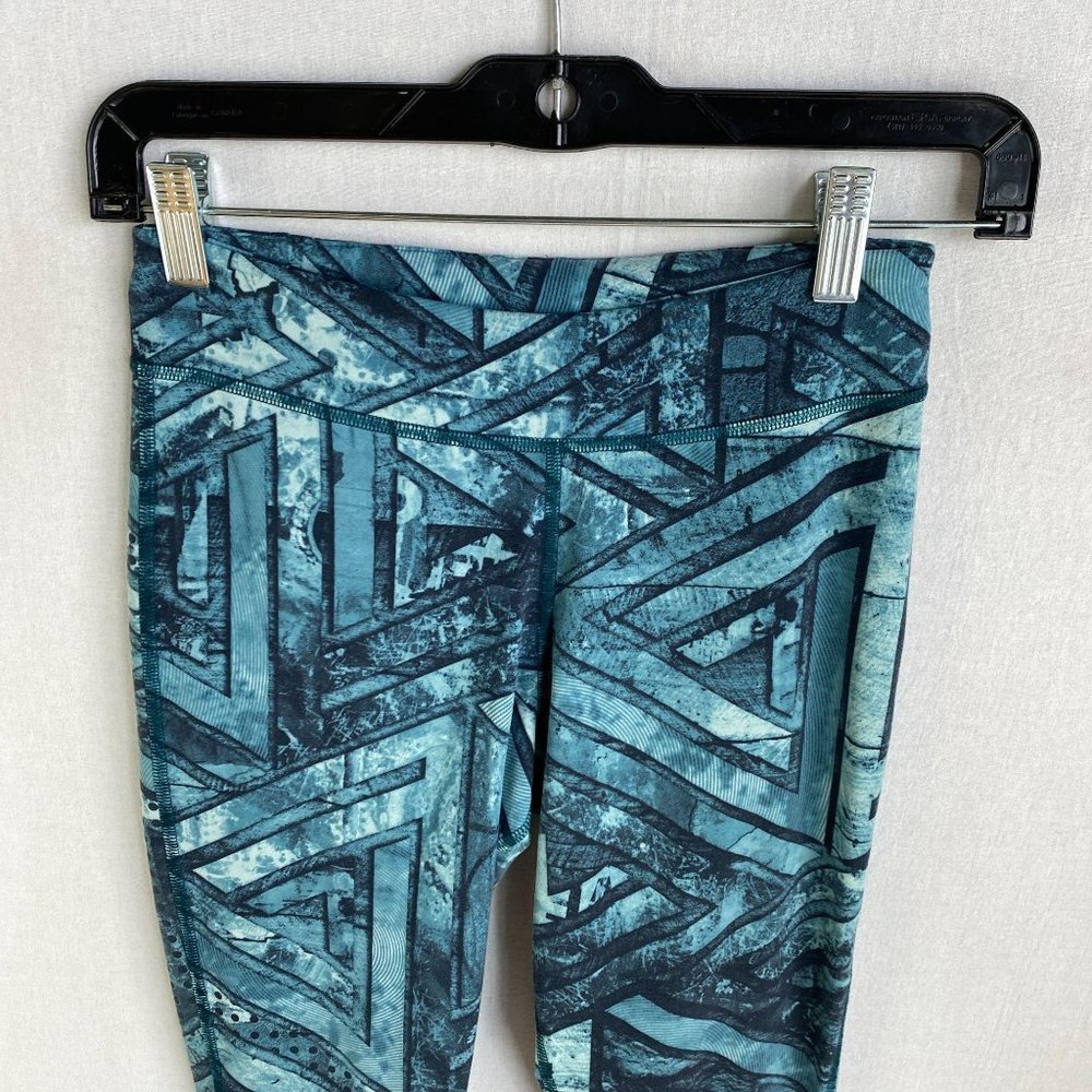 Reebok Blue Pattern Print Legging - image 3